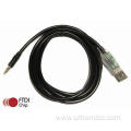 FTDI TTL-RS232 PL2303 USB To DC3.5 Jack Cable